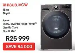 Kloppers LG Dual Inverter Heat Pump Dryer offer