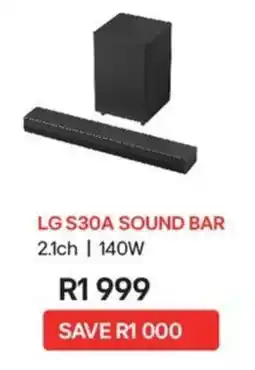 Kloppers LG S30S Sound Bar 2.1Ch 140W offer