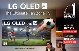 Kloppers LG 65" OLED Evo AI TV offer