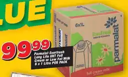 OK Grocer Parmalat Everfresh Long Life UHT Full Cream or Low Fat Milk offer