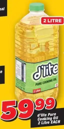 OK Grocer D'lite Pure Cooking Oil offer
