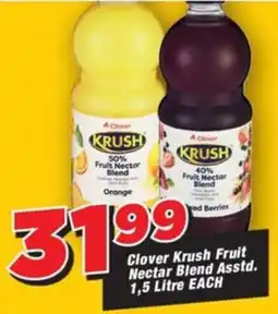 OK Grocer Clover Krush Fruit Nectar Blend offer