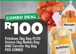 OK Grocer Potatoes plus Onions and Carrots offer