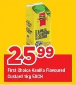 OK Grocer First Choice Vanilla Flavoured Custard offer