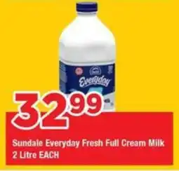OK Grocer Sundale Everyday Fresh Full Cream Milk offer