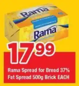 OK Grocer Rama Spread for Bread 37% Fat Spread Brick offer