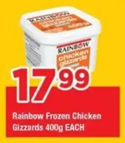 OK Grocer Rainbow Frozen Chicken Gizzards offer