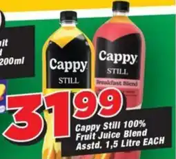 OK Grocer Cappy Still 100% Fruit Juice Blend offer
