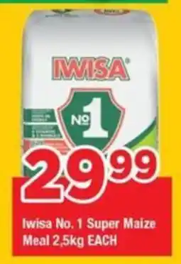 OK Grocer Iwisa No. 1 Super Maize Meal offer