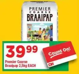 OK Grocer Premier Coarse Braaipap offer