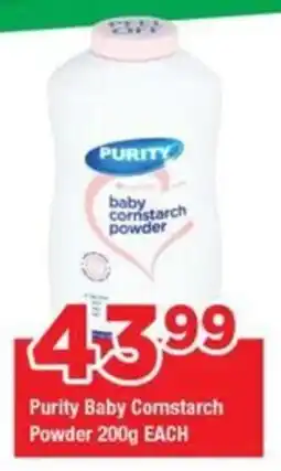 OK Grocer Purity Baby Cornstarch Powder offer