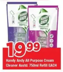 OK Grocer Handy Andy All Purpose Cream Cleaner Refill offer