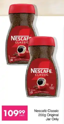 Save Nescafé Classic Original Jar offer