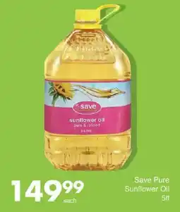 Save Save Pure Sunflower Oil offer