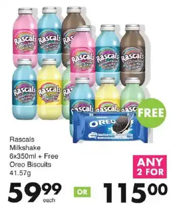 Save Rascals Milkshake offer