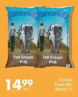 Save Fairfield Fresh Milk Sachet offer