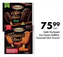 Save Gatti Multipack Ice Cream Caramel/ Mint Krunch offer