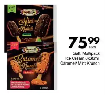 Save Gatti Multipack Ice Cream Caramel/ Mint Krunch offer