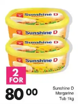 Save Sunshine D Margarine Tub offer
