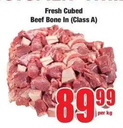 Boxer Fresh Cubed Beef (Bone In) Class A offer