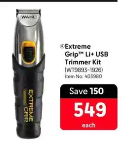 Makro Extreme Grip Li+ USB Trimmer Kit offer
