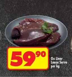 Shoprite Ox Liver offer