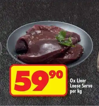 Shoprite Ox Liver offer