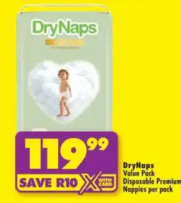 Shoprite DryNaps offer