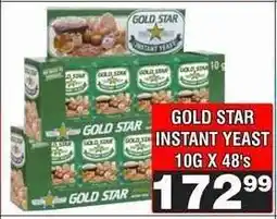 Advance Cash n Carry GOLD STAR INSTANT YEAST 10G X 48's offer