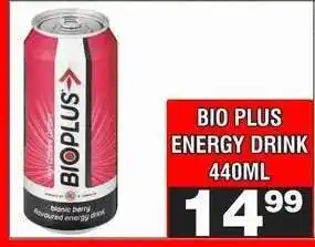Advance Cash n Carry BIO PLUS ENERGY DRINK 440ML offer