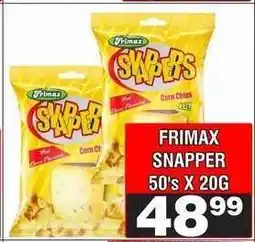Advance Cash n Carry FRIMAX SNAPPER 50's X 20G offer