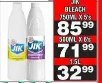 Advance Cash n Carry JIK BLEACH 1.5L offer