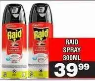 Advance Cash n Carry RAID SPRAY 300ML offer