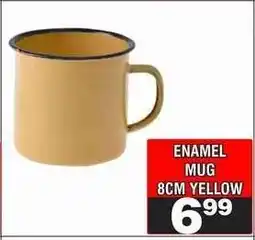 Advance Cash n Carry ENAMEL MUG 8CM YELLOW offer