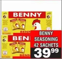 Advance Cash n Carry BENNY SEASONING 42 SACHETS offer
