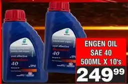 Advance Cash n Carry ENGEN OIL SAE 40 500ML X 10's offer