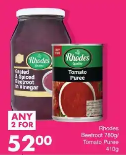 Save Rhodes Beetroot/ Tomato Puree offer