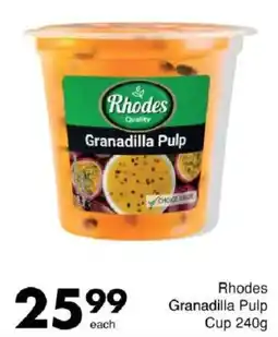 Save Rhodes Granadilla Pulp Cup offer