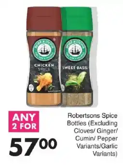 Save Robertsons Spice Bottles offer
