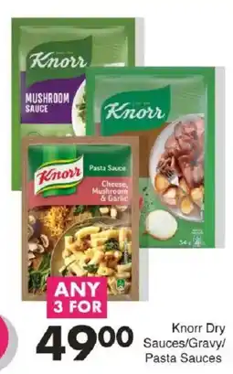 Save Knorr Dry Sauces/ Gravy/ Pasta Sauces offer