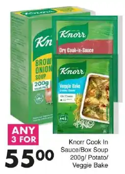 Save Knorr Cook In Sauce/ Box Soup/ Potato/ Veggie Bake offer