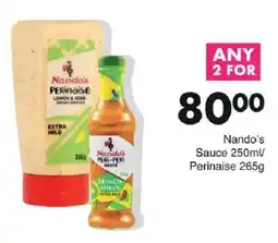 Save Nando's Sauce/ Perinaise offer