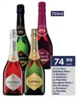 President Hyper J.C.Le Roux Sparkling Wine Le Domaine/ La Chanson/ La Fleurette/ Sauvignon Blanc/ Non Alcoholic Le Domaine/ La Fleurette offer