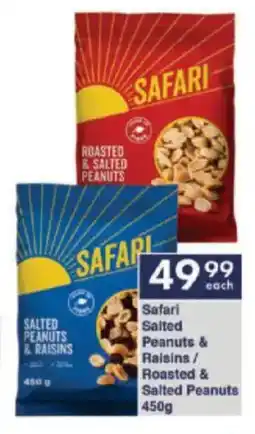 President Hyper Safari Salted Peanuts & Raisins/ Roasted & Salted Peanuts offer