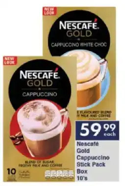 President Hyper Nescafé Gold Cappuccino Stick Pack Box offer