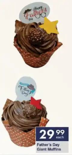 President Hyper Father's Day Giant Muffins offer