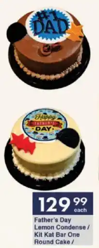 President Hyper Father's Day Lemon Condense/ Kit Kat Bar One Round Cake offer