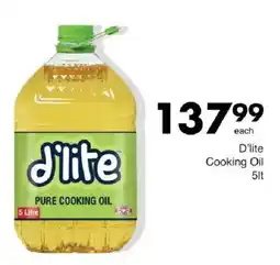 Save D'lite Cooking Oil offer