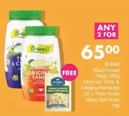 Save B-Well Mayonnaise Original/ Thick & Creamy/ Reduced Oil offer