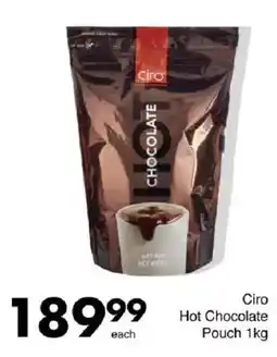 Save Ciro Hot Chocolate Pouch offer